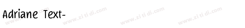 Adriane Text字体转换